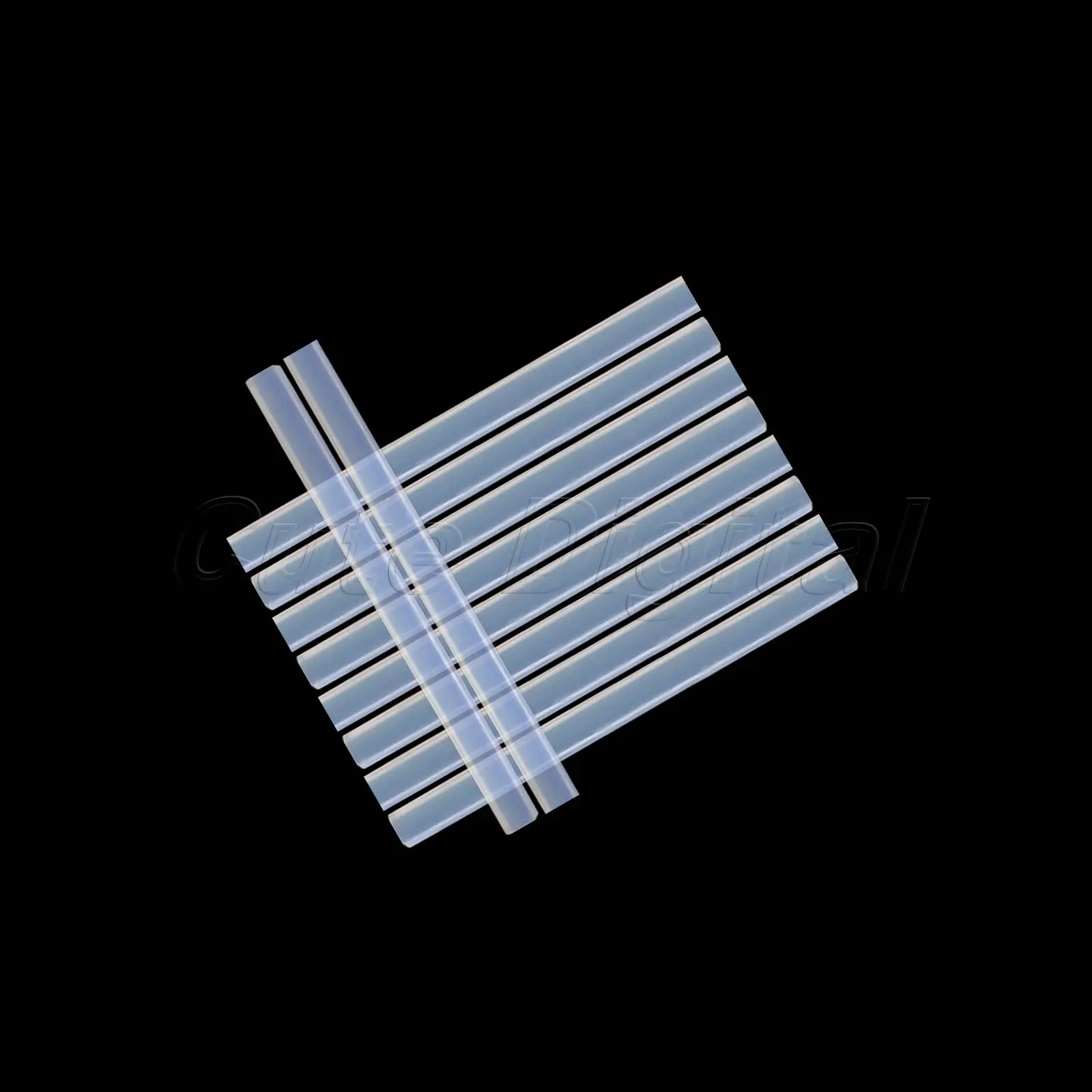 10 шт. пластиковые 7 мм x 100 мм прозрачные термоклеевые палочки для электрического клеевого пистолета автомобильный аудио ремесло клей общего назначения Инструменты для ремонта