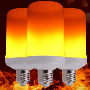 

AC85-265V 110v 220v 5w b22 e27 led flame bulb flame lamp led flame effect light bulb with Heat dissipation gravity induction