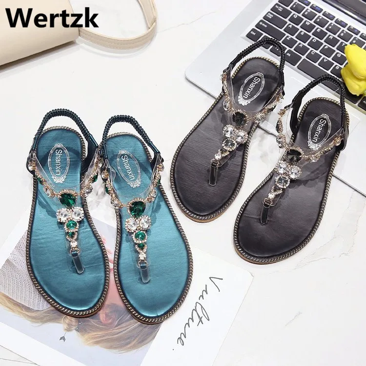 

2019 new women sandal flat heel sandalias femininas summer casual single shoes woman soft bottom slippers sandalsE429