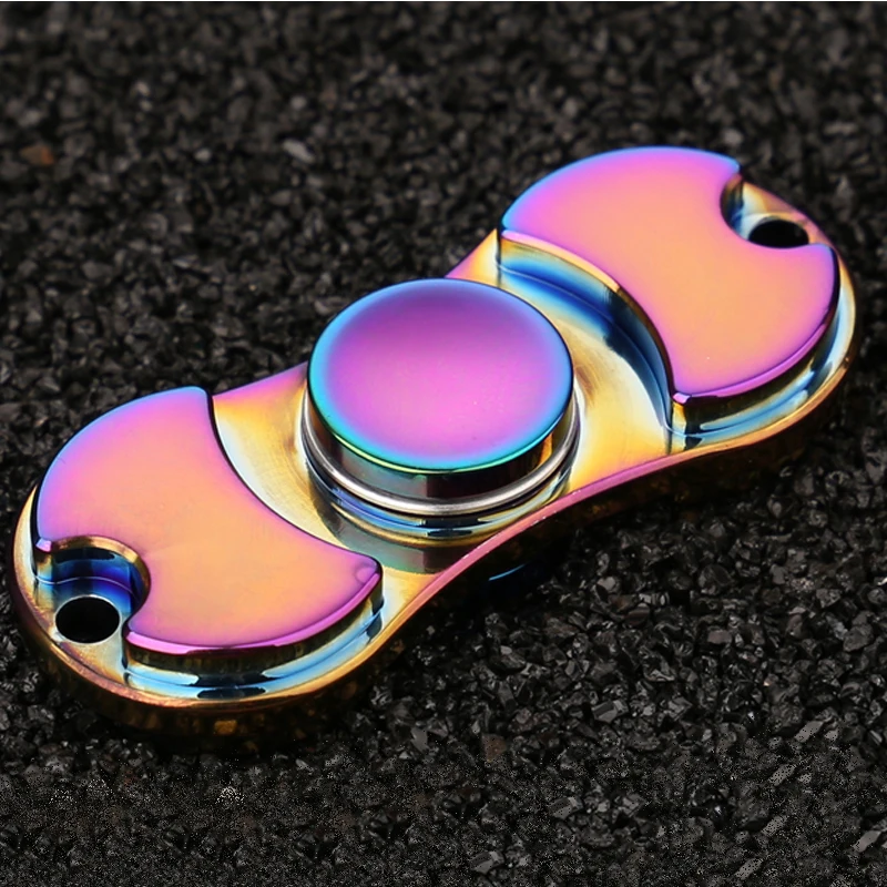 10Pcs/Lot Tri-Spinner Fidget Toy Aluminum Alloy EDC Fidgets Hand Spinner For Autism and ADHD Children Adults Focus Keep | Игрушки и