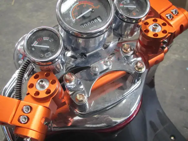 Мотоцикл изменение ЧПУ Алюминий регулируемый руль 7/" 22 мм Универсальный Эластичный руль для HONDA YAMAHA DUCATI