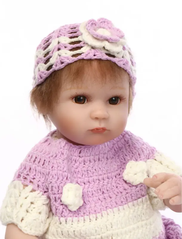 

reborn doll with soft real gentle touch hotsellnewborn 17inch soft silicone vinyl doll reborn baby doll gift for children