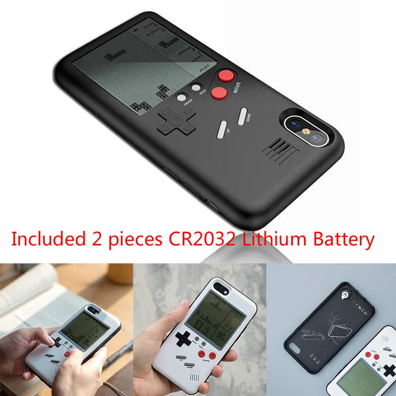 Tetris Gameboy Phone Case For iPhone X 6 6s 7 8 6 Plus Cover Retro Game