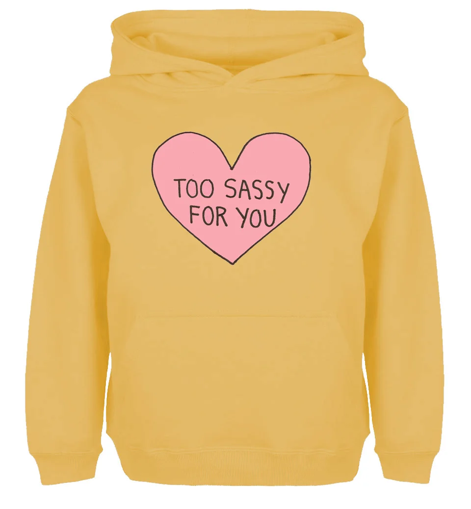 Новинка популярный розовый свитшот с надписью Love Too Sassy для вас дизайнерская