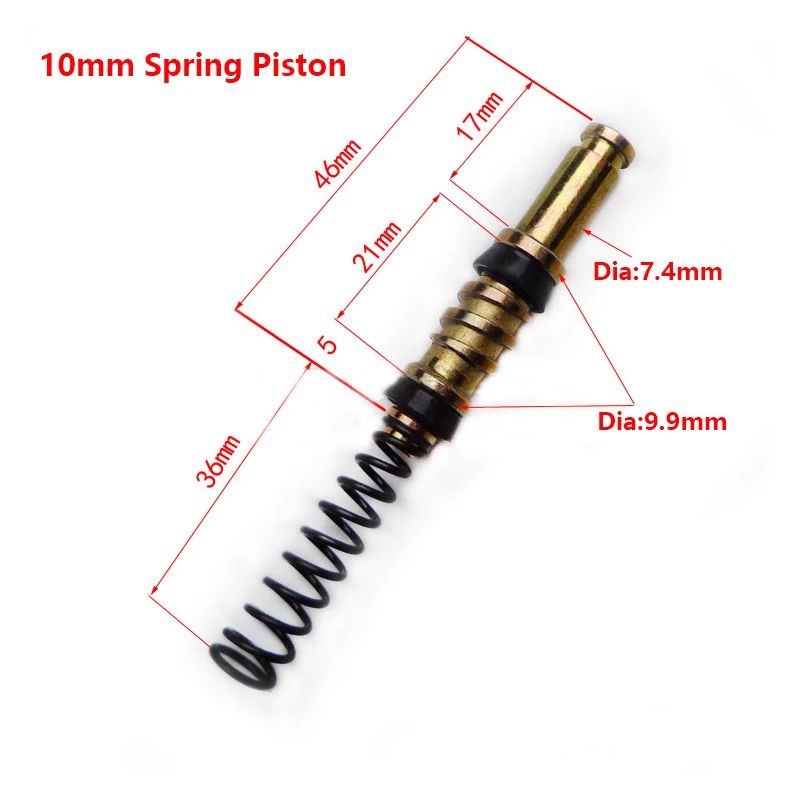 Motorcycle brake pump master cylinder seal preventing dust Spring Oil