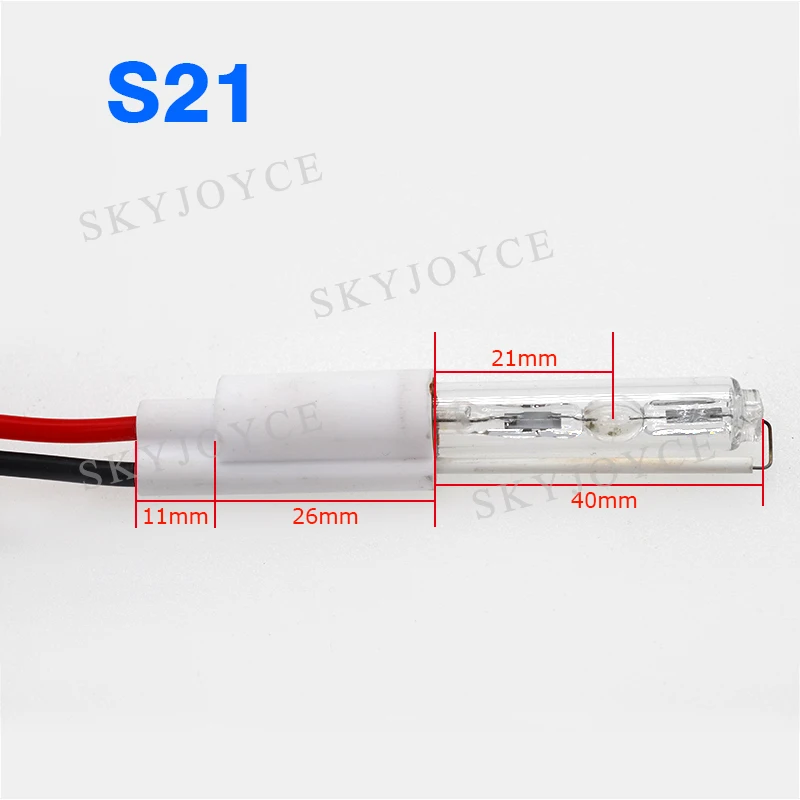 SKYJOYCE 35W 55W S10 S15 S18 S21 Ceramic Base HID Xenon Bulb For 2.2 2.5 2.8 3.0 Inches Q5 Bi Xenon Projector Lens 4300K 6000K