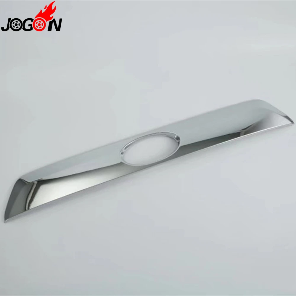

Car Styling Rear Trunk Logo License Upper Cover For Subaru XV 2018 2019 Hatchback Trim ABS Chrome Accessories