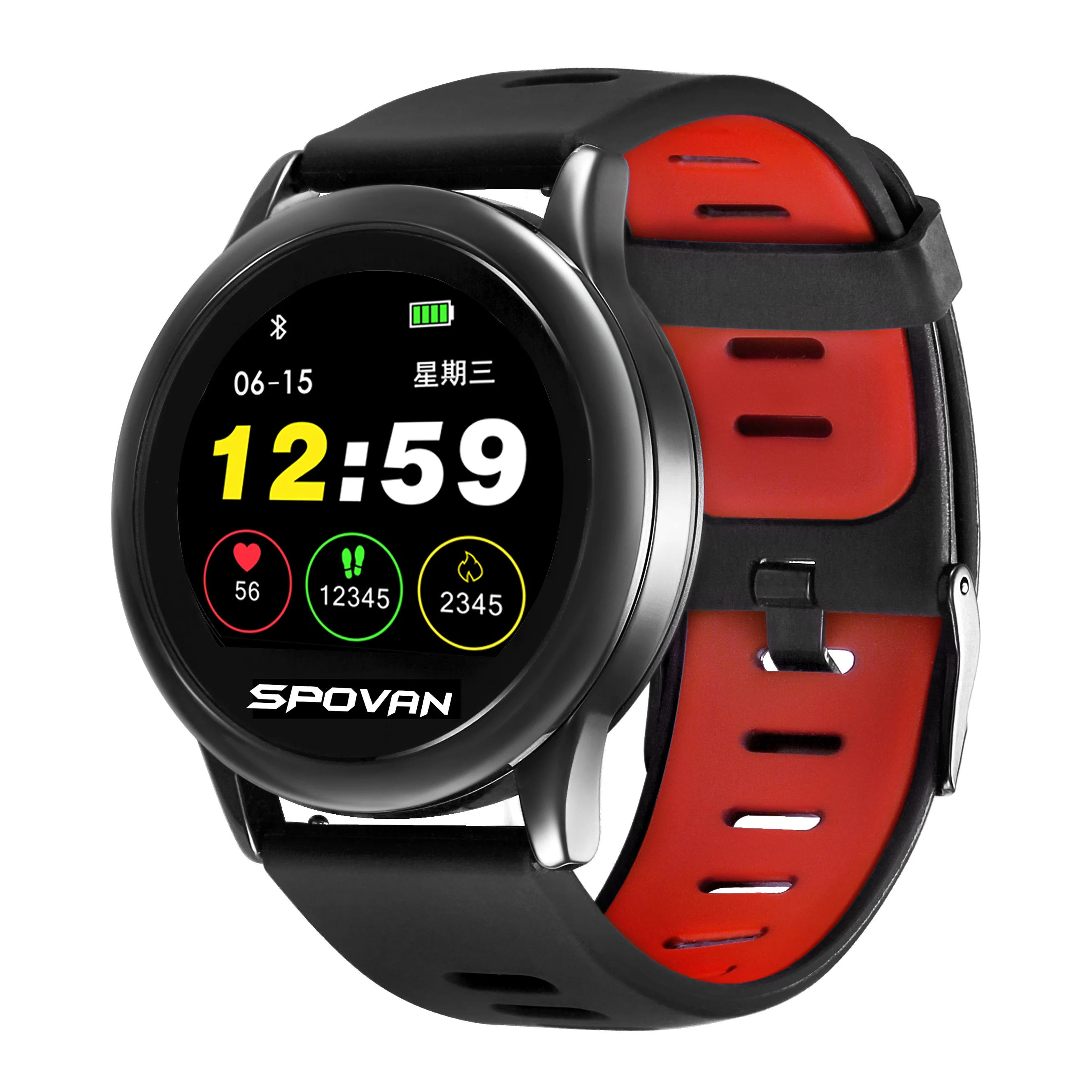 

Women Smartwatch Color Display Sports Watch Heart Rate Monitor IP67 Waterproof Smart Watch Men For IOS & Android