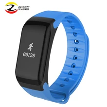 2 шт. Умный Браслет артериального давления смотреть F1 Смарт Браслет Heart Rate Monitor Watch SmartBand Беспроводной Фитнес Для Android IOS телефон