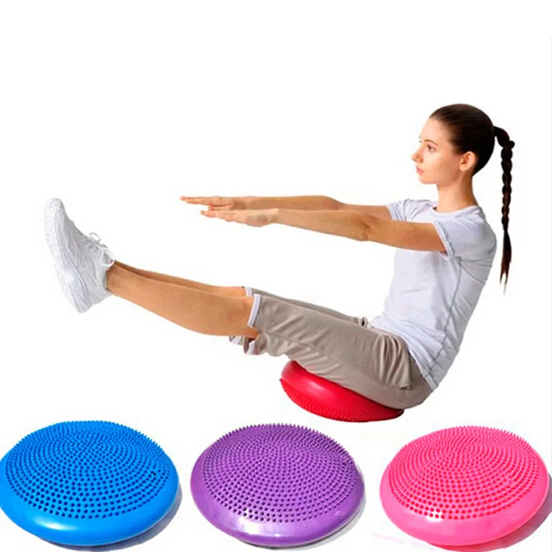 5 Color, Thicken Inflatable Massage Yoga Mat Soft PVC Exercise Balance