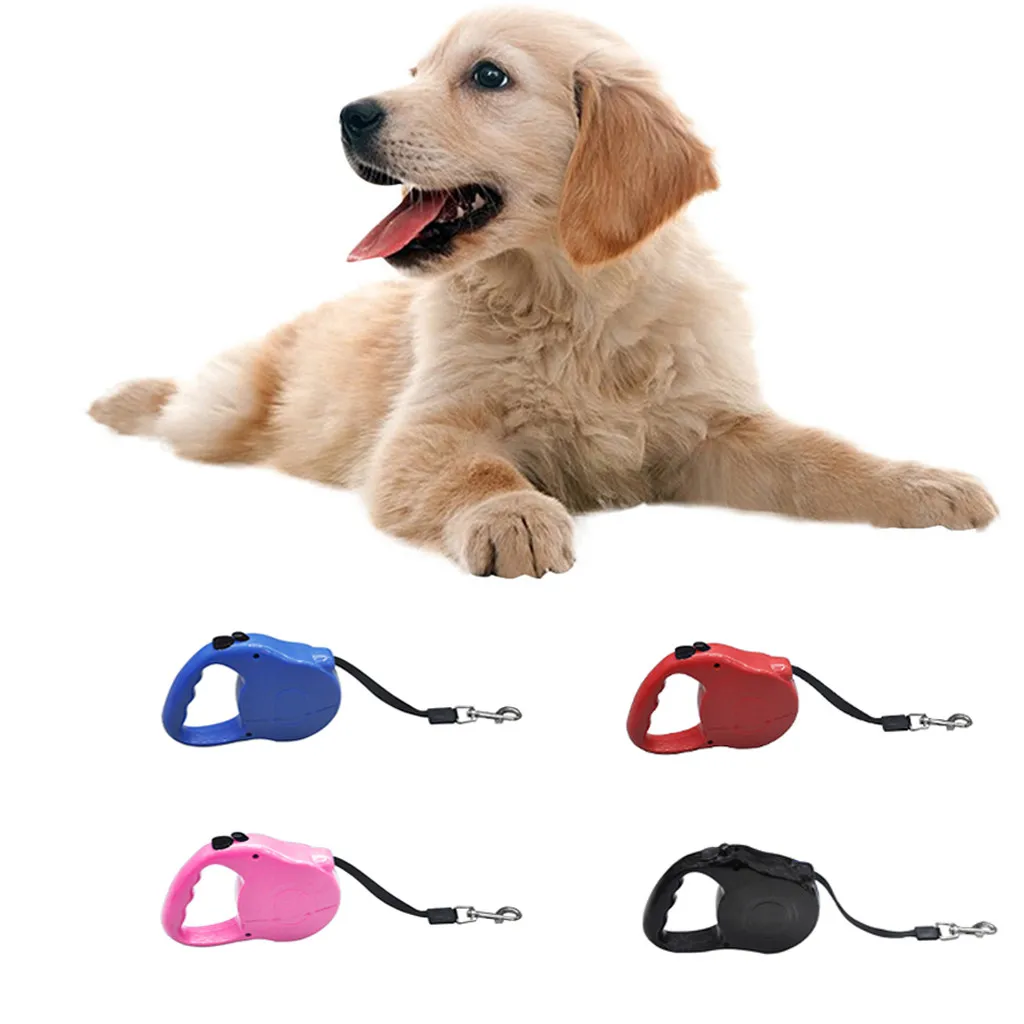 Pet Dog Cat Новая автоматическая выдвижная Тяговая веревка для ходьбы, безопасный поводок товары для животных