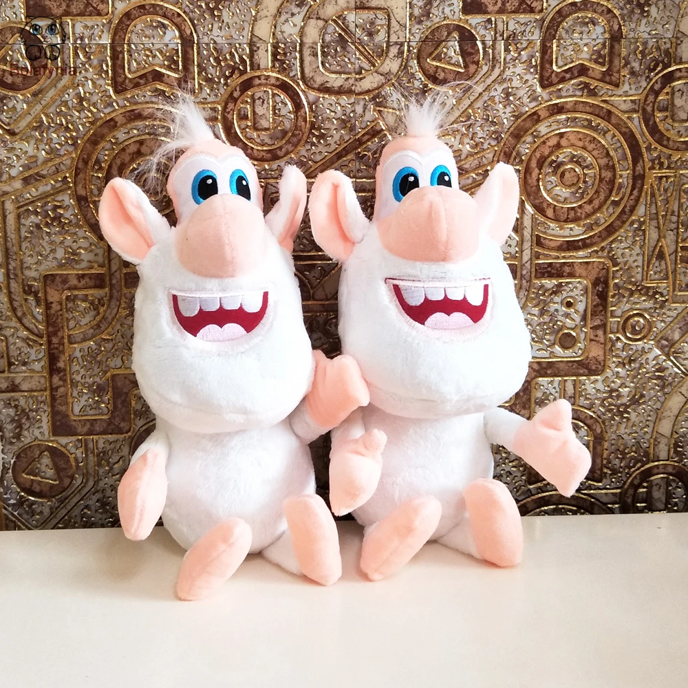 

BOLAFYNIA Children Plush Stuffed Toy white Booba Buba doll Baby Kids Toy for Christmas Birthday gift