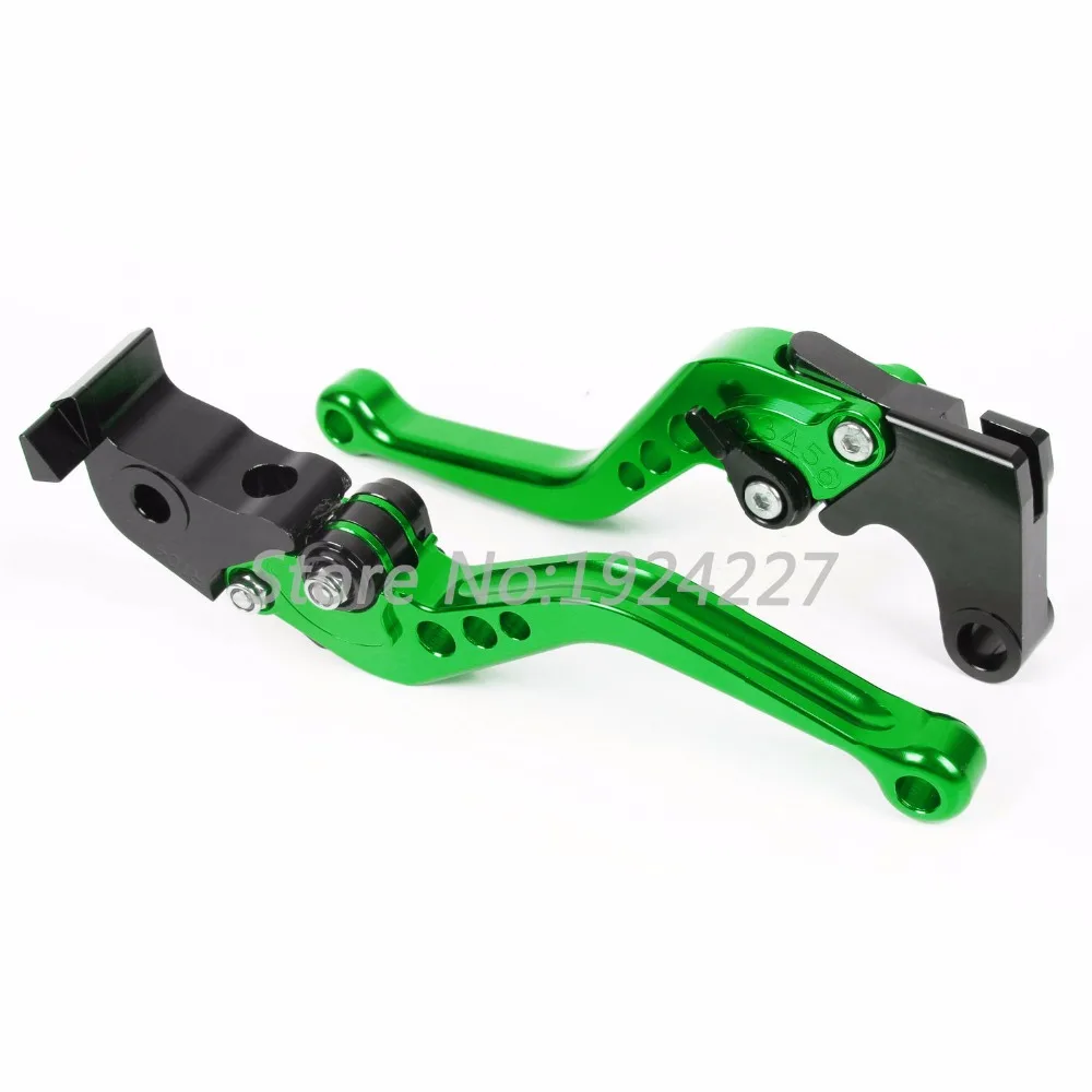 Короткие тормозные рычаги сцепления для Kawasaki Z750 2004 2005 2006 CNC регулируемые 10 цветов