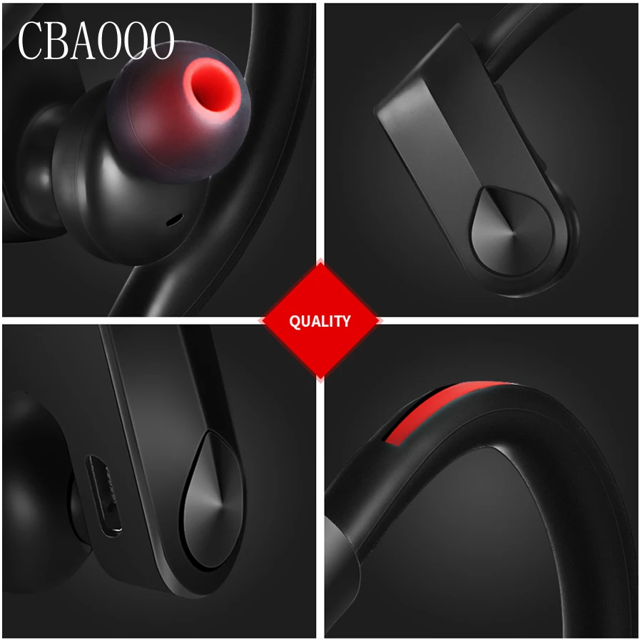 CBAOOO Bluetooth наушники спортивные бас беспроводная гарнитура с микрофоном стерео Bluetooth наушники для iphone телефона