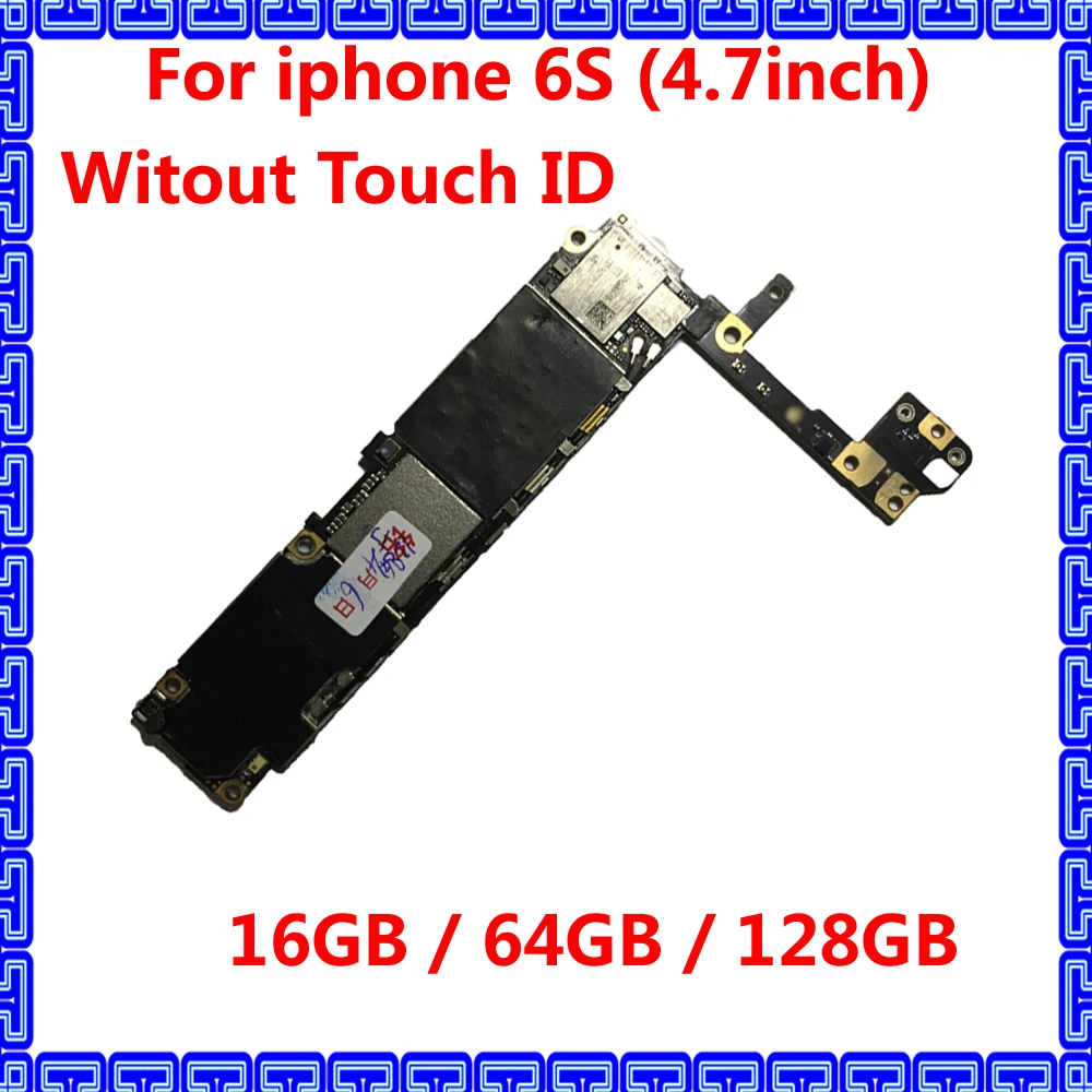 Оригинальная разблокированная материнская плата для iphone 6 S без touch ID Бесплатная