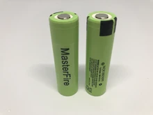 MasterFire 100% Original 18650 NCR18650BE 3200mah 3.7v Lithium Battery Rechargeable Batteries For panasonic for e-cigs beacon 18650 3200mah rechargeable battery black 2 piece pack