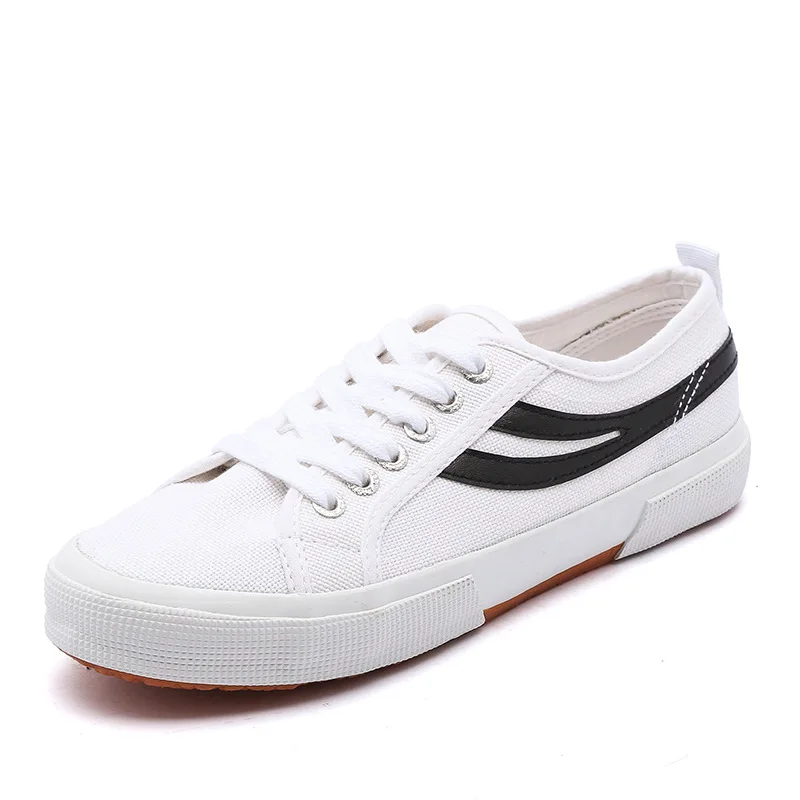 

2019 spring and summer new men's flat canvas shoes Korean version of the trend of sports student shoes