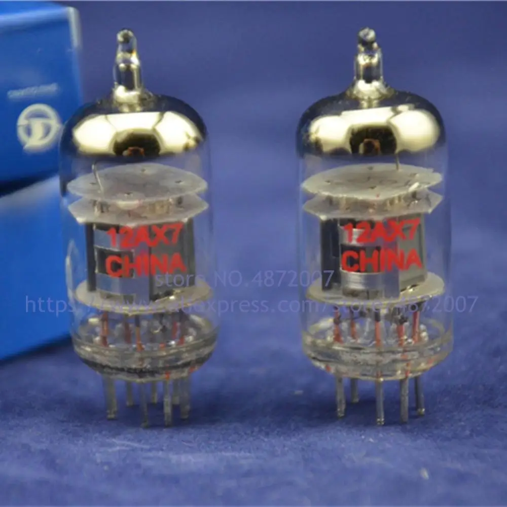 2piece/lots Shuguang 12AX7(ECC83 12AX7B 7025 12AX7-T ) Amplifier HIFI Audio Vacuum Tubes | Электроника