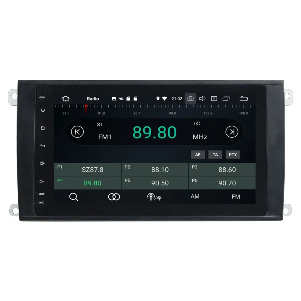 Discount HUANVA Android8.0 DVD Player GPS navigation For PORSCHE CAYENNE 2003-2010 multimedia player tape recorder 8-Core navi Audio maps 2