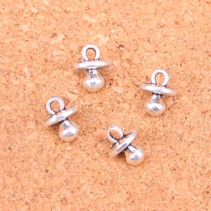 

35pcs Tibetan Silver Plated baby teether Charms Pendants for Necklace Bracelet Jewelry Making DIY Handmade 9*7*6mm