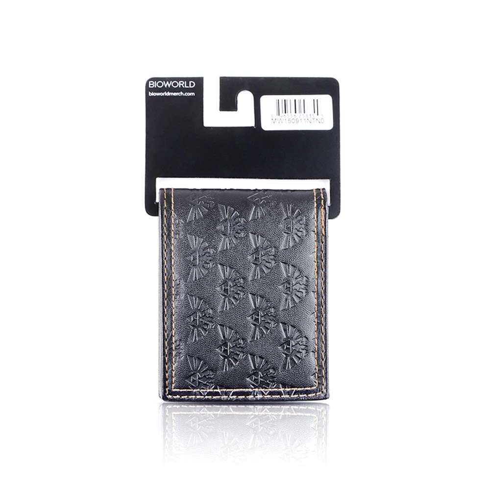 All Over Emboss With Gold Foil Bi-Fold Wallet 2 x 2in Zelda