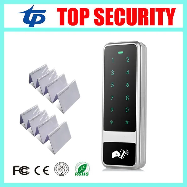 

New arrival 8000 users smart card access control good quality touch surface waterproof weigand RFID card access control reader