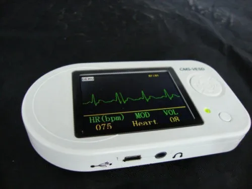 CMS-VESD Визуальный Цифровой стетоскоп ECG SPO2 PR Электронный диагностический Bluetooth