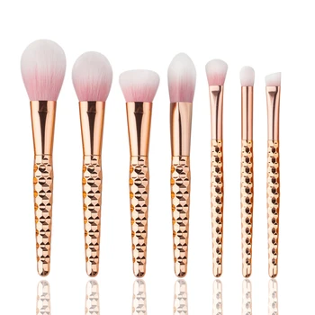 

Rose Gold Makeup Brushes Professional Beauty Honeycomb Eyeshadow Brush Cleaner Make Up for Eyes Blending Brush Cosmetics 2017
