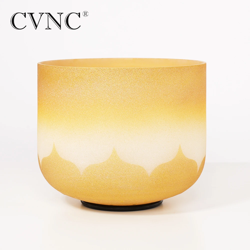 

CVNC 8" Note C Root Chakra Frosted Quartz Crystal Singing Bowl Free Shipping Cost