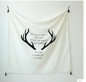 

Elk/ladybug/ tapestry hanging wall home decoration Hippie tapestries fabric background table cloth