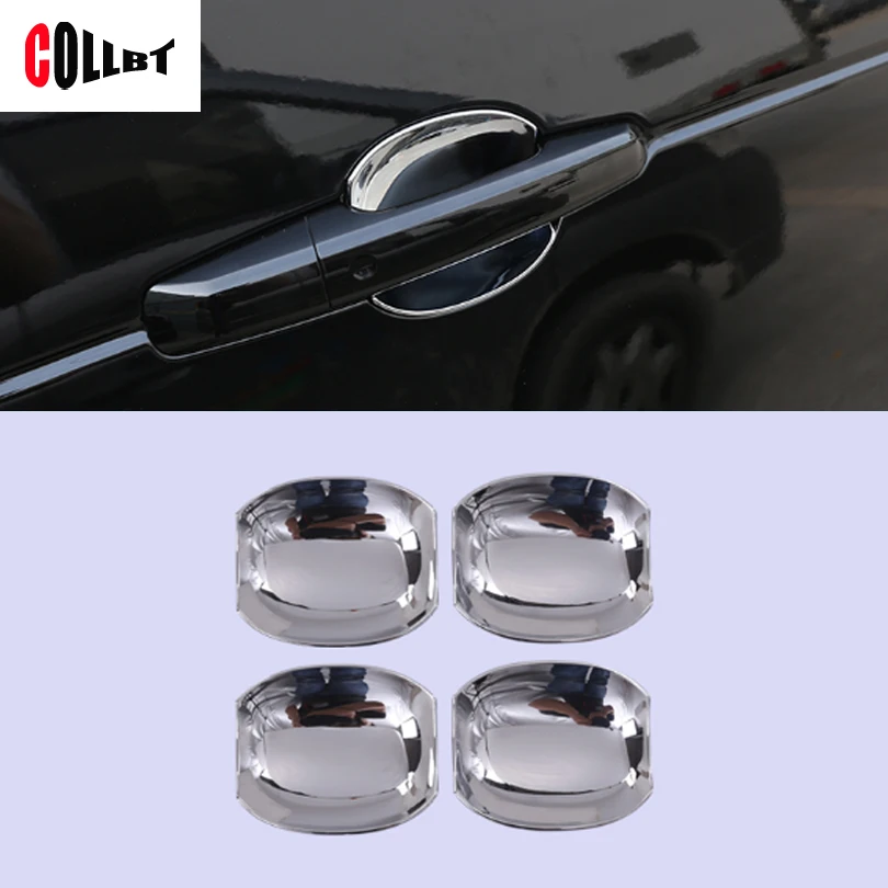 4Pcs Car Styling ABS Chrome Side Door Bowl Cover Trim For Land Rover Discovery 5 2017 | Автомобили и мотоциклы
