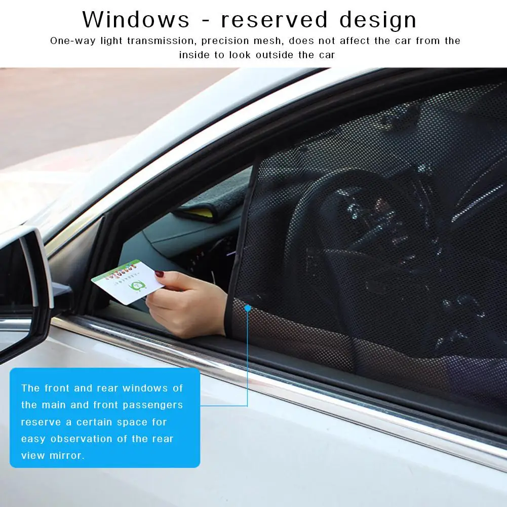 Автомобильная занавеска, солнцезащитный козырек, УФ-защита, магнитная занавеска, боковое окно, сетка, солнцезащитный козырек, летняя Защитная оконная пленка