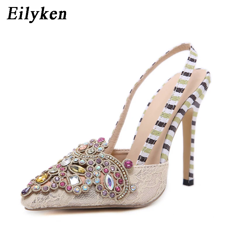 

2019 New Fashion Winter Woman High Heels Shoes Ladies Sexy Round Toe Gladiator Women Pumps Casual Heels Shoes Size 35-40