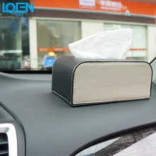 Коробка для салфеток из искусственной кожи, Высококачественная Европейская стильная декоративная большая бумажная коробка, держатель для всех автомобилей, грузовиков