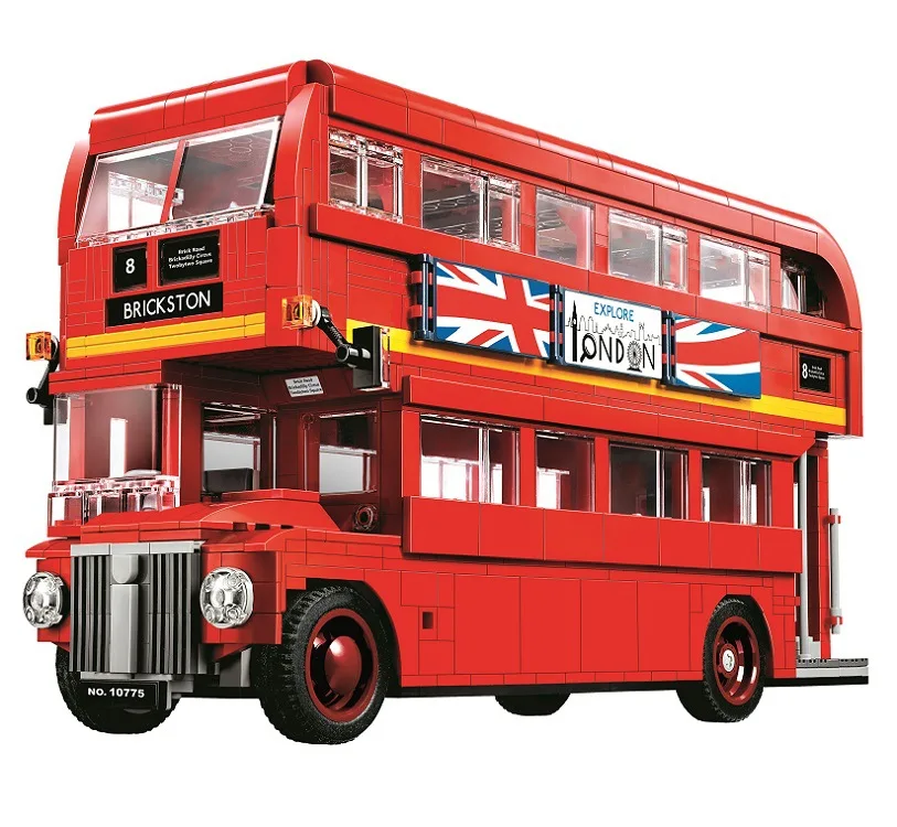 

1686 Pcs Technique Serie Londres Bus Ensemble Modele Kits de Construction Blocs Briques BRICOLAGE Jouet Pour Compatible 10258