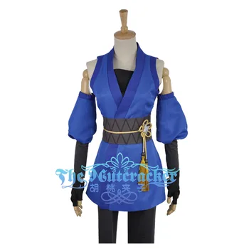 

Sonoda Umi Cosplay Costume Love Live! Unawakened Ninja Shinobi Custom Royal Blue Dress Black Shorts Adult Women Outfit Clothing