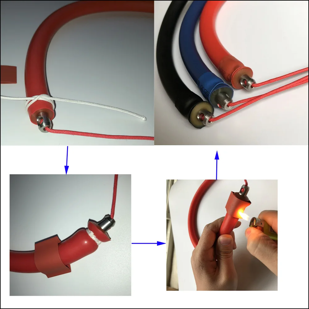 16 мм Оборудование для подводной охоты 50 см Резиновая лента слинг латексная трубка для подводной охоты пистолет аксессуар синий красный черный с косточками
