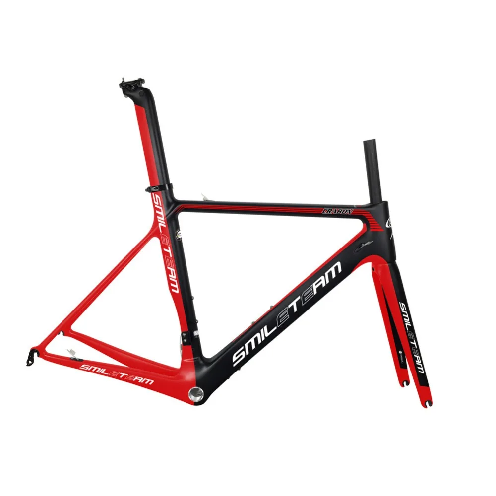 Excellent Smileteam 2019 New Model Super Light Full Carbon Road Bike Frame Carbon Racing Road Bicycle Frameset With Wheelset 5