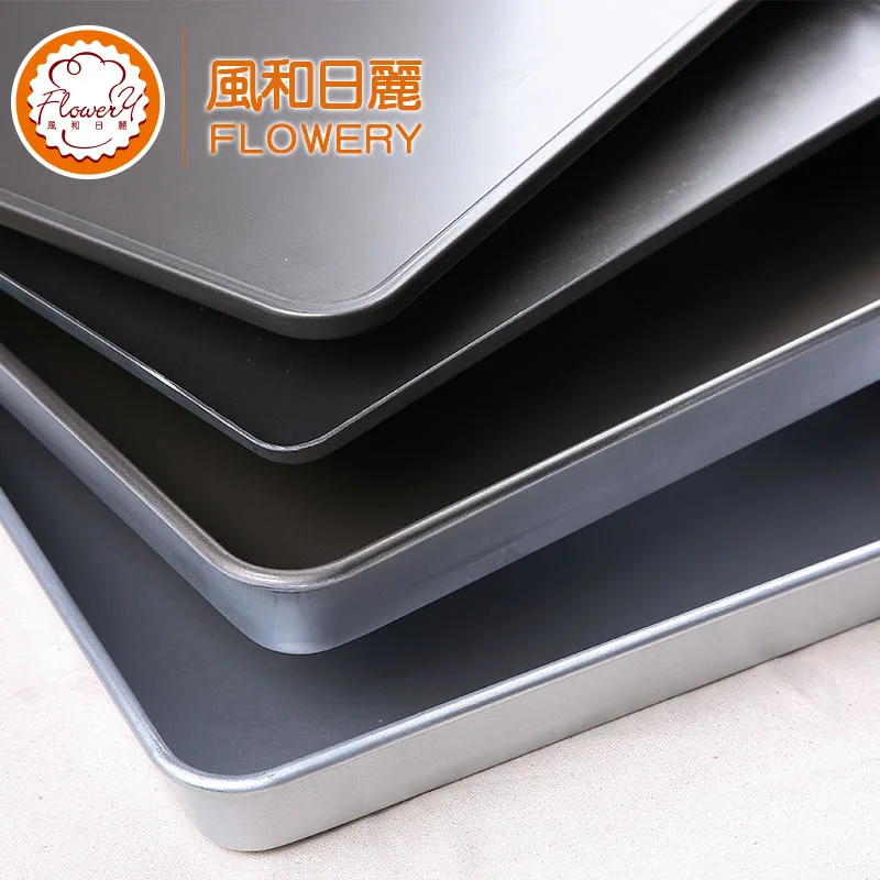 

Aluminizing Steel Full Size America 26*18inch 66*46cm Non Stick Teflon Coating Baking Dish Pan Sheet Pan Bakeware Mould for Cake