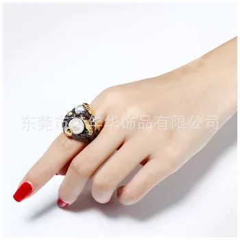 

Factory direct copper gold plated explosion ring female free shipping