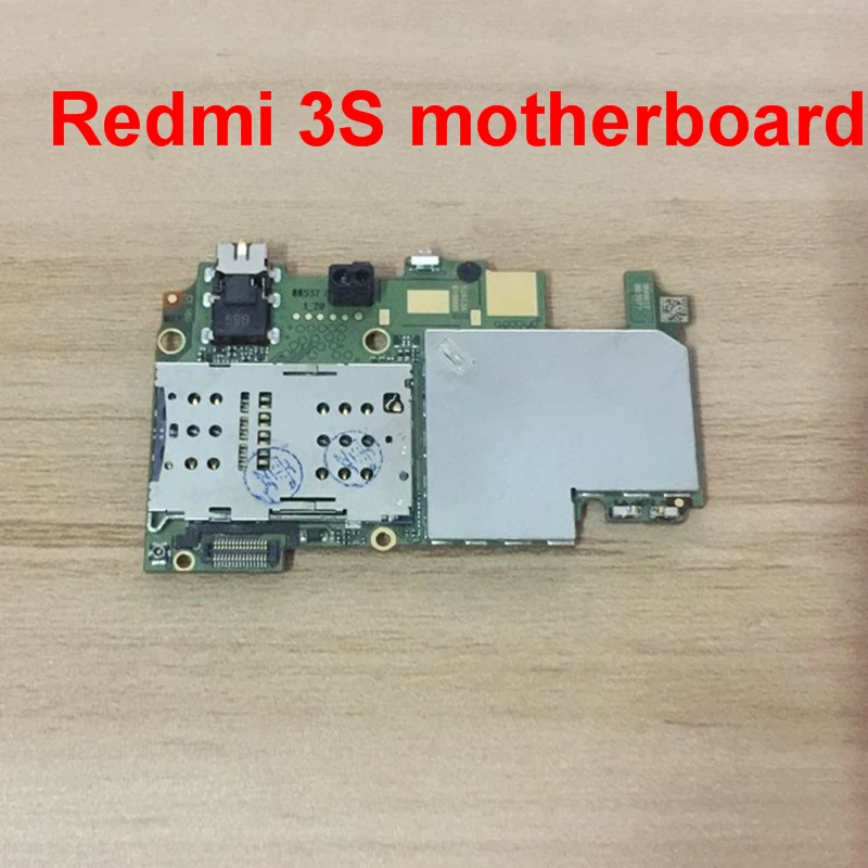 Разблокированная 100% рабочая плата 16 ГБ для Xiaomi Redmi 3 s материнская смартфон + номер