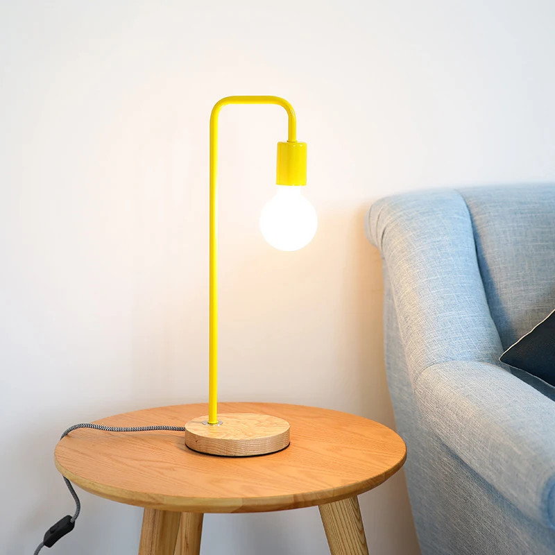 Livewin Modern Table Lamp Desk lamp Reading Night Light 6 Colorful Art