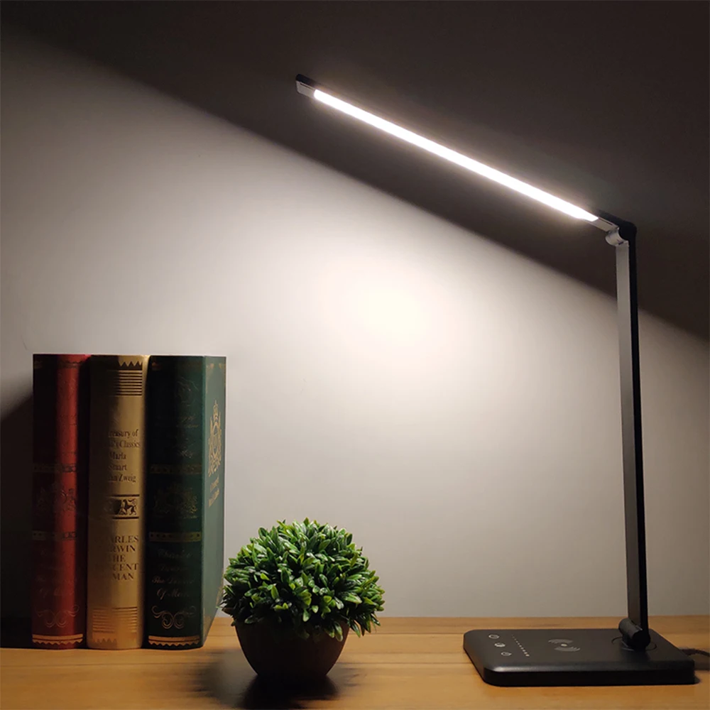 

LED Desk Lamp 5 Color Modes x5 Dimable Levels Touch USB Chargeable Reading Eye-protect Led Table lamp
