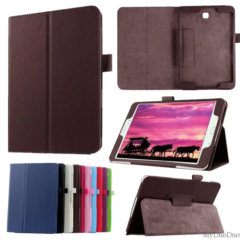 Litch PU Leather Stand Flip Cover Case for Samsung Galaxy Tab S2 8.0 T710 T711 T715 8 Tablet Cover Full Body Protective Skin (30)