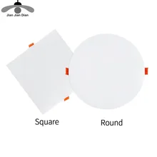 Светодиодный светильник 10 Вт, 18 Вт, 24 Вт, 36 Вт, 220 В, 110 В, лампа для гостиной, спальни, кухни, светодиодный светильник, квадратный, ультра тонкий, встраиваемый