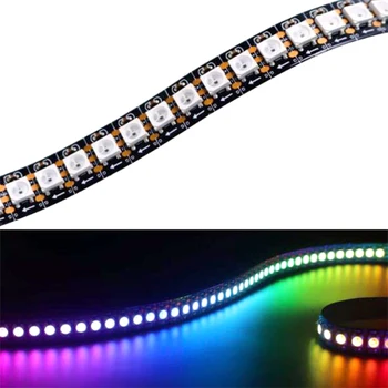 

DC5V WS2812B 30/60/74/96/144 pixels/leds/m Smart led pixel strip light Black/White PCB WS2812 IC IP30/IP65/IP67 1m/4m/5m