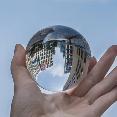 YUNGE 60 мм/80 мм прозрачный хрустальный магический шар для фэншуй кристаллическая основа divination Sphere домашний декор удача подарок хрустальный сувенир