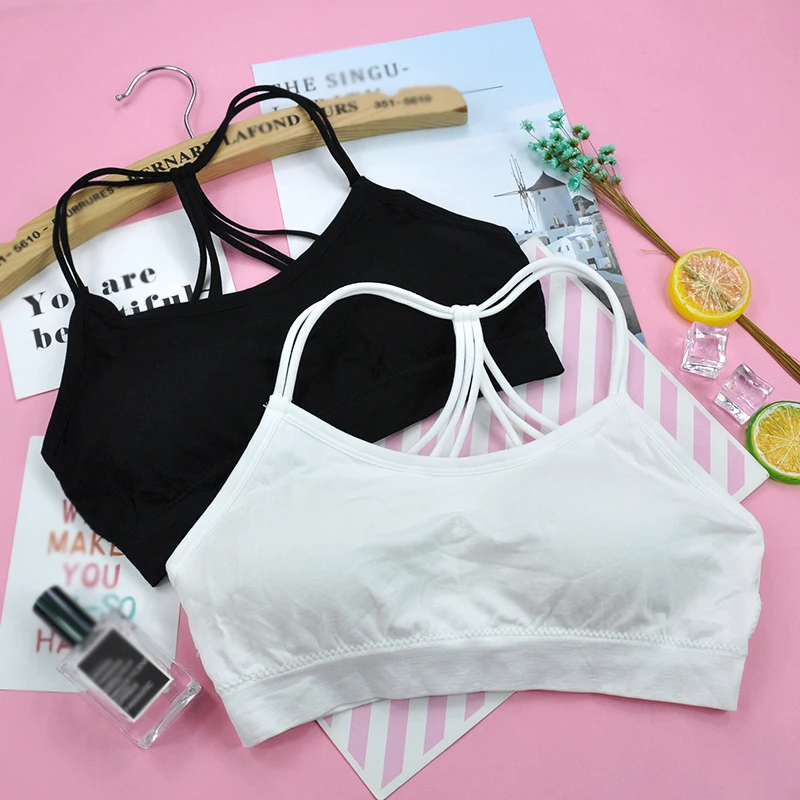 

Women Fitness Bra Fashion Female Underwear Women Cropped Top Summer Push Up Padded Bra