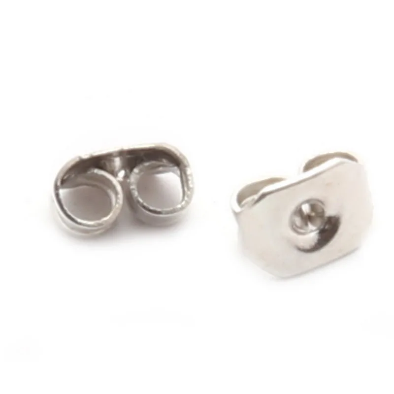 1000 SILVER or GOLD PLATED BUTTERFLIES EARRING SCROLLS BACKS