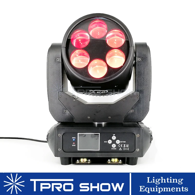 

LED Mobile Heads Beam Stage Lighting Effect 6x25W LED Beam Moving Head Professional DJ Lights for Disco Dmx Sound Auto Control